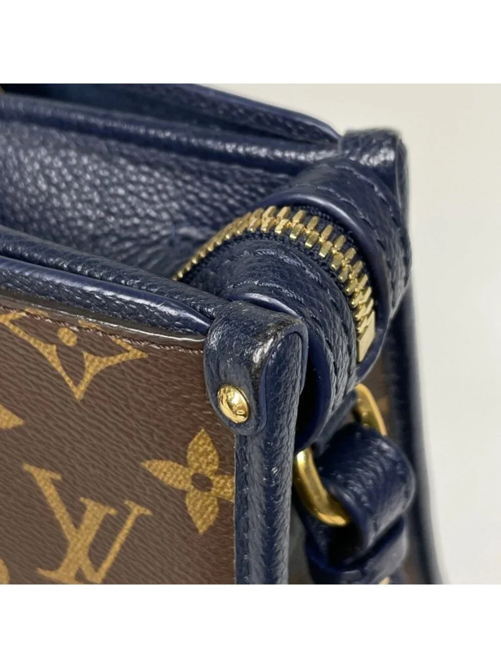 Louis Vuitton Popincourt PM 2-Way Handbag Monogram Brown Marine - Picture 5 of 10